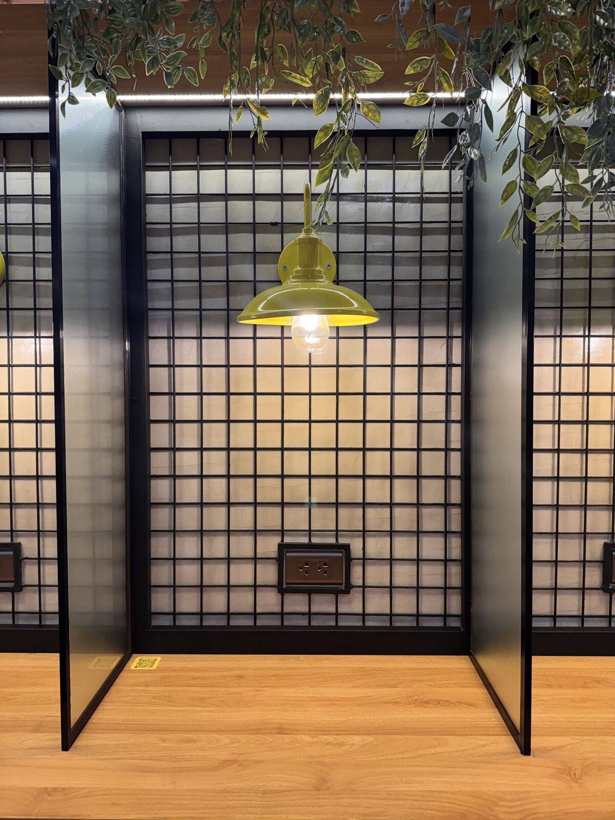 Open seating detail at Kataid