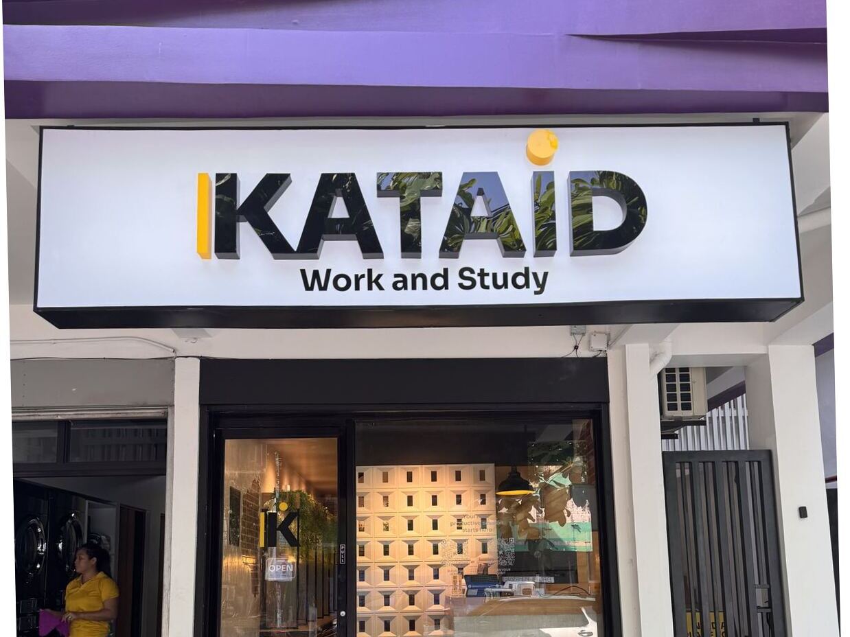 Kataid Work and Study storefront on Peñafrancia Avenue